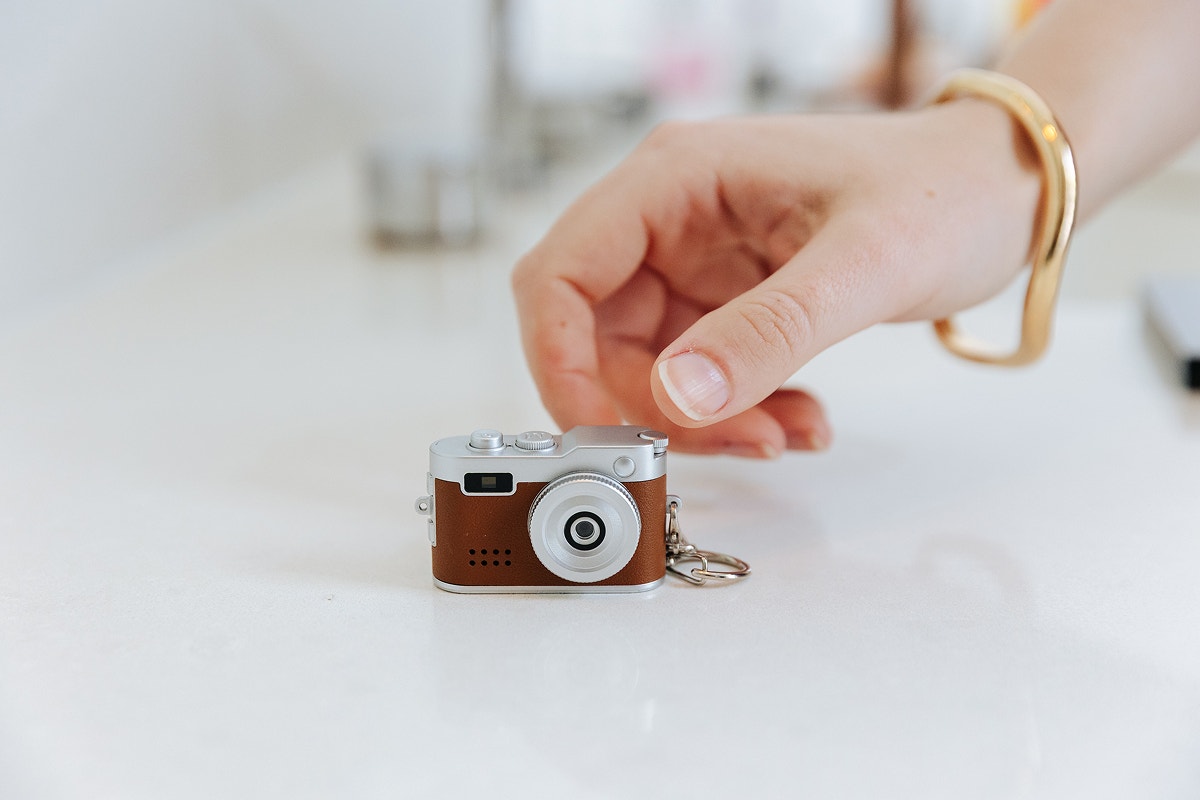 Kogan Mini Keychain Digital Camera (Brown)