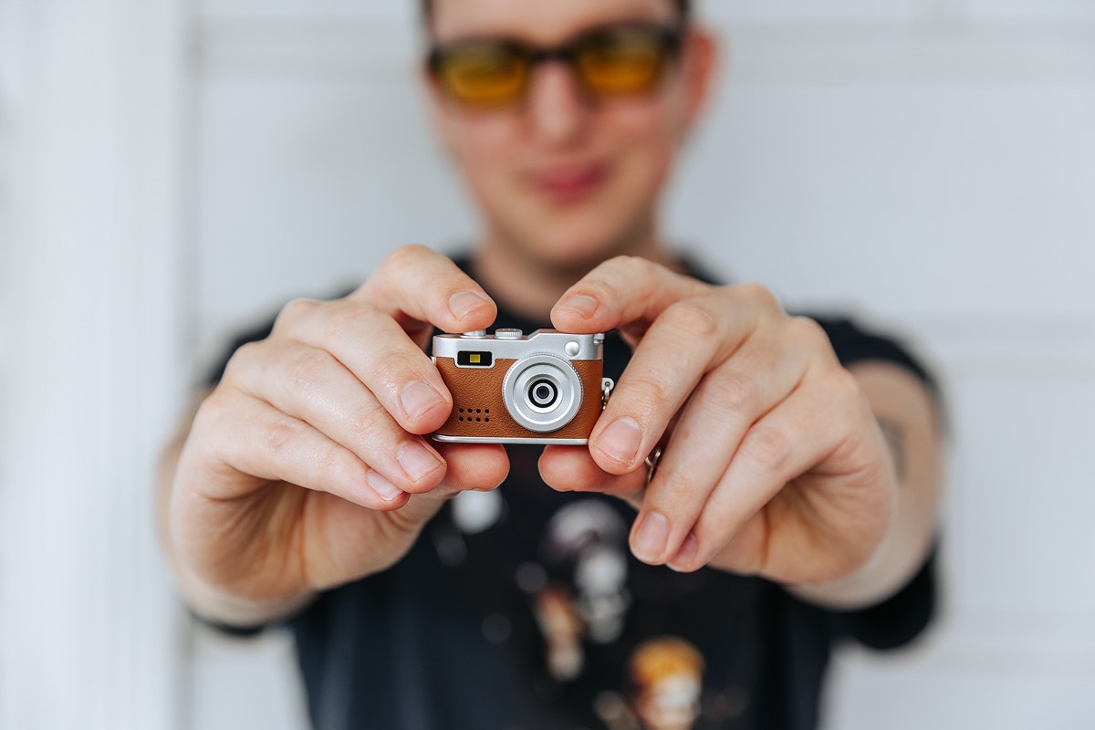 Kogan Mini Keychain Digital Camera (Brown)