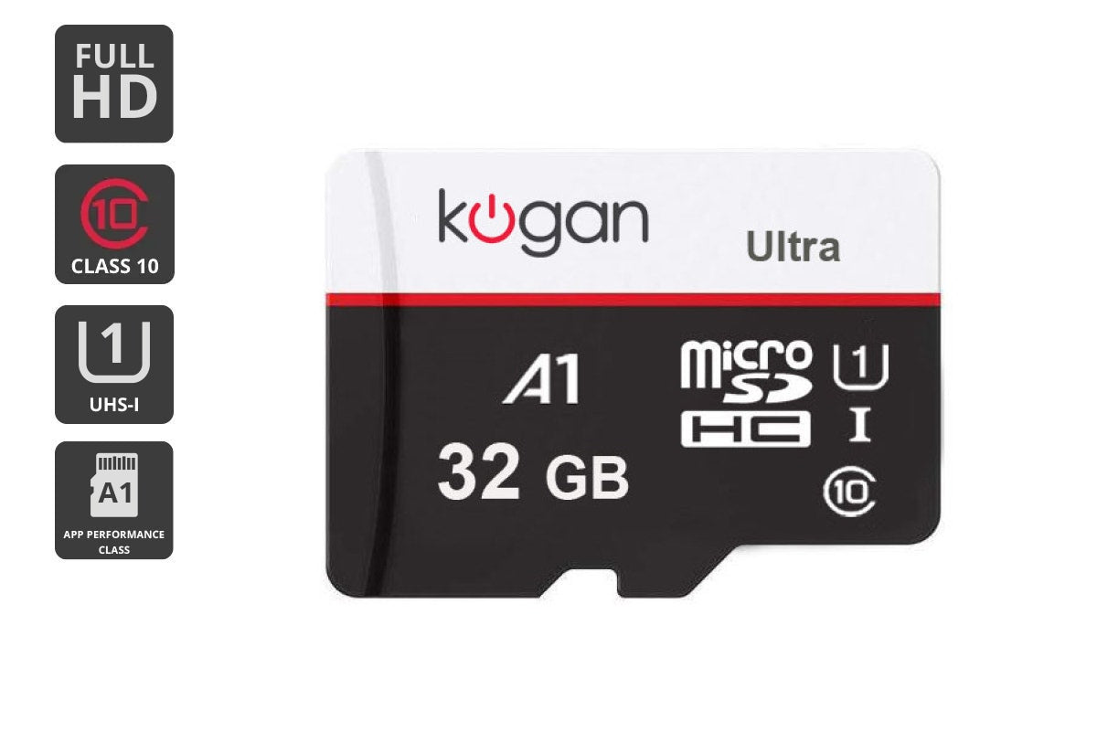Kogan Ultra 32GB SDHC A1 V10 Micro SD Card