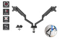 Kogan Full Motion Gas Spring Dual Monitor Arm for 17" - 32" Monitors