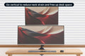 Kogan Full Motion Gas Spring Dual Stacking Monitor Arm for 17"- 32" Monitors