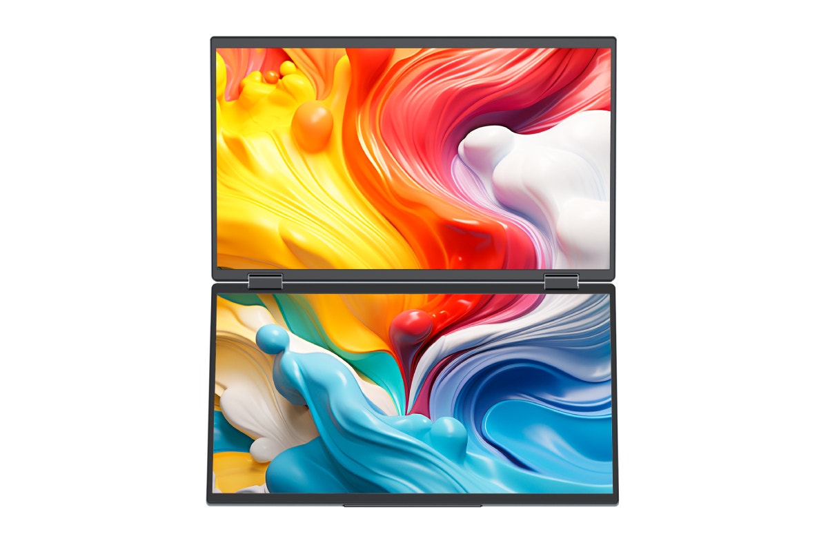 Kogan XPRESSO 15.6  Full HD Stackable Dual Screen USB-C Portable Monitor - 1920 x 1080 - SuperSaverAU - view 3