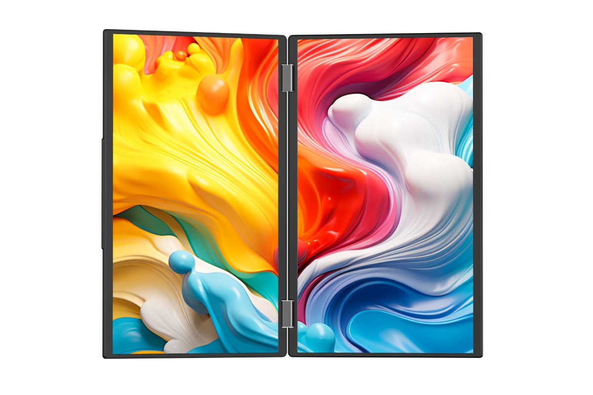 Kogan XPRESSO 15.6  Full HD Stackable Dual Screen USB-C Portable Monitor - 1920 x 1080 - SuperSaverAU - view 5
