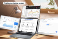 Kogan XPRESSO 15.6" Full HD Pro Triple Screen Tri-Fold Portable Monitor