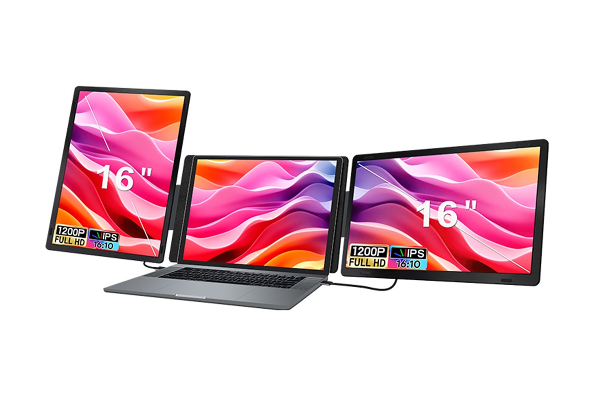 Kogan XPRESSO 16" Detachable Dual Screen USB-C Portable Monitor