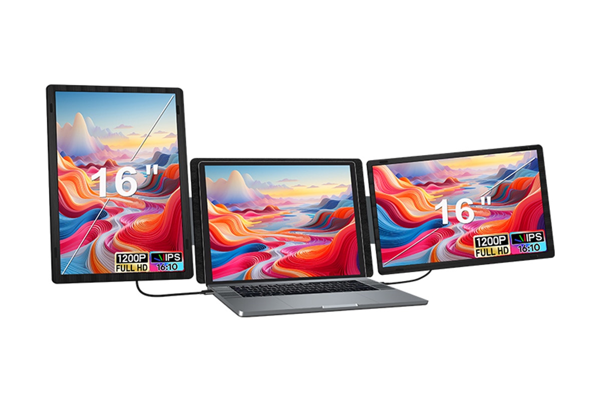 Kogan XPRESSO 16" Detachable Dual Screen USB-C Portable Monitor