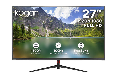 Kogan 27" Curved Full HD 100Hz FreeSync Monitor (1920 x 1080)