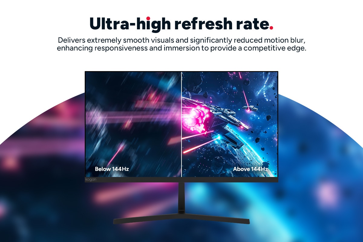 Kogan 27" Full HD IPS 200Hz 1ms Frameless FreeSync Gaming Monitor (1920 x 1080)