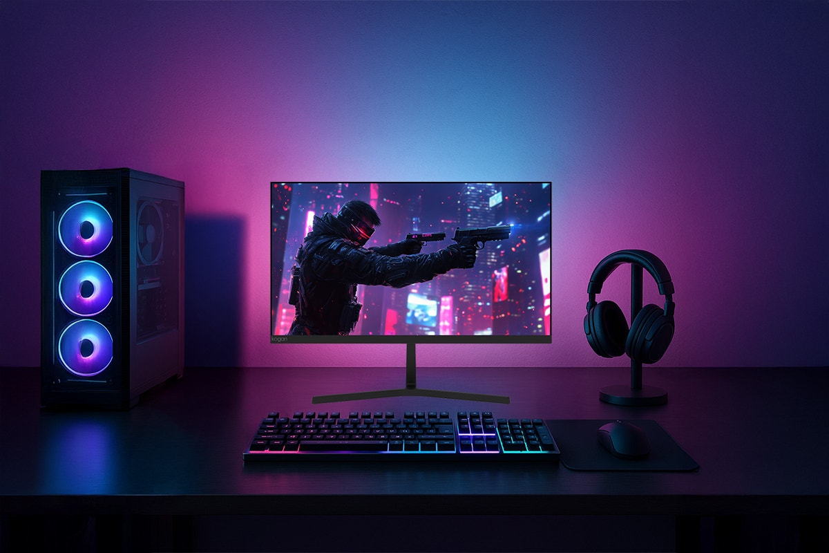 Kogan 27" Full HD IPS 200Hz 1ms Frameless FreeSync Gaming Monitor (1920 x 1080)
