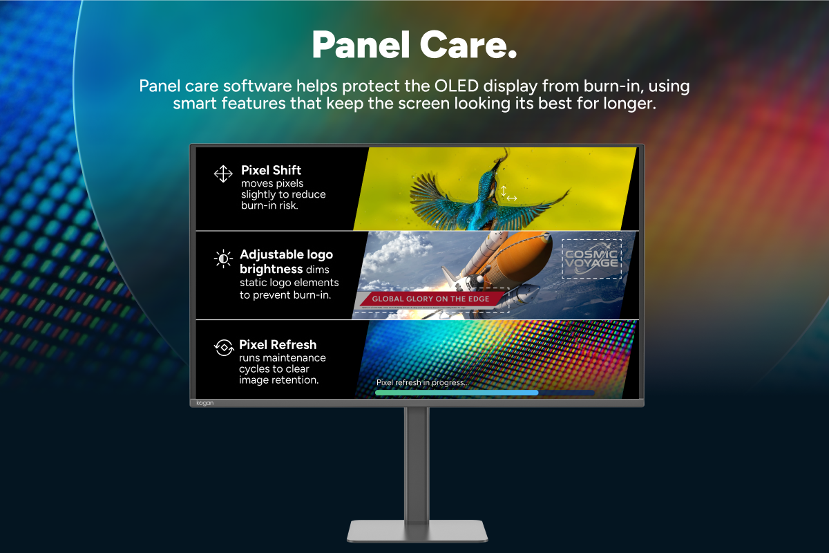 Kogan Omega 32" 4K UHD QD-OLED 240Hz 0.03ms USB-C Gaming Monitor (3840 x 2160)