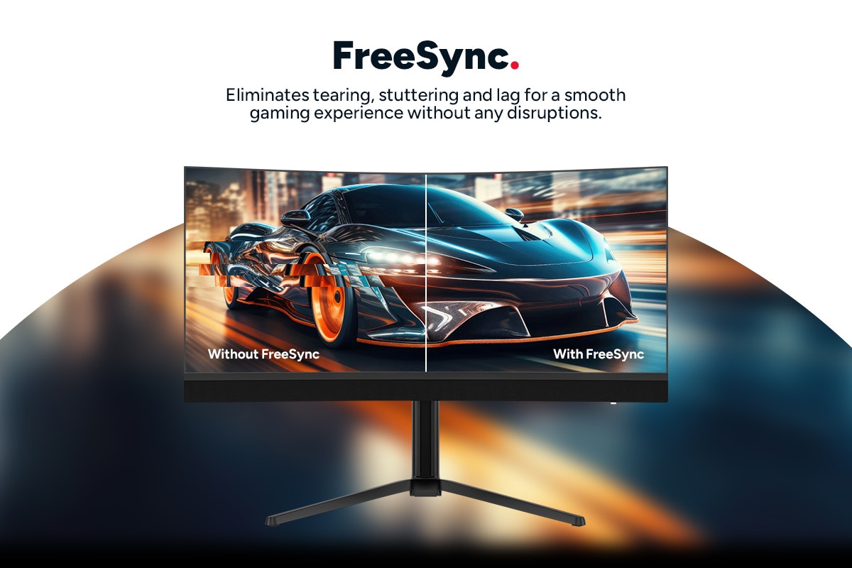 Kogan Infinity 34" Curved Ultrawide Mini-LED WQHD 180Hz USB-C Gaming Monitor - SuperSaverAU - view 4