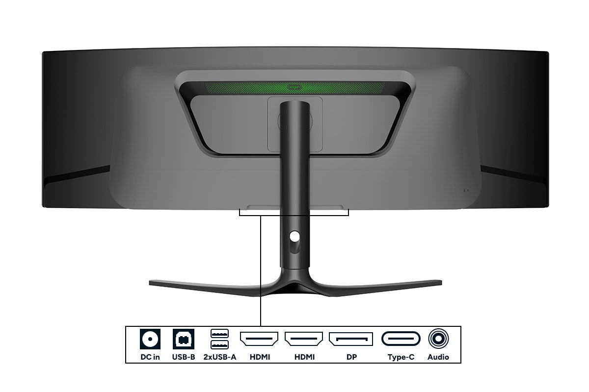 Kogan 49" Curved Ultrawide QD-OLED Dual QHD 5K 240Hz 0.03ms USB-C Gaming Monitor (5120 x 1440)