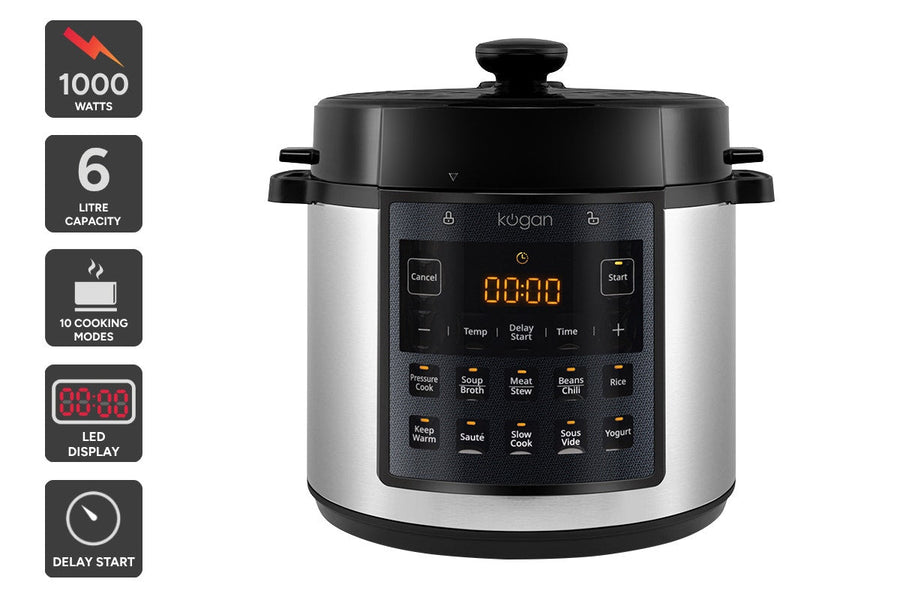 Kogan 6L 10-in-1 Multi Cooker - SuperSaverAU - view 1