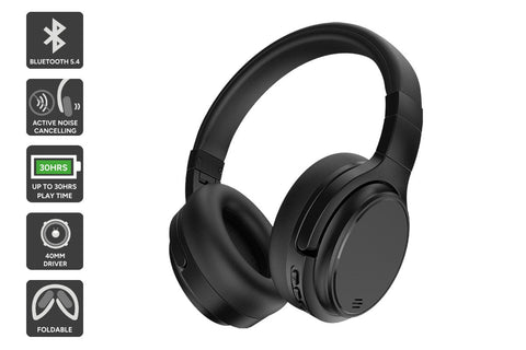 Kogan NC45 Pro Hybrid Noise Cancelling Headphones (Black)
