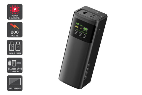 Kogan EnergyMax 24000mAh 200W PD Power Bank with Smart Digital Display