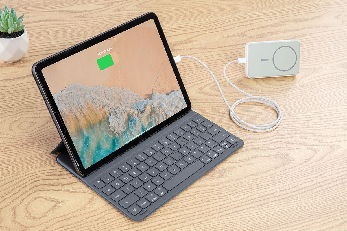 Kogan MagPulse 3-in-1 Wireless Charging Dock + 10000mAh MagSafe-Compatible Power Bank