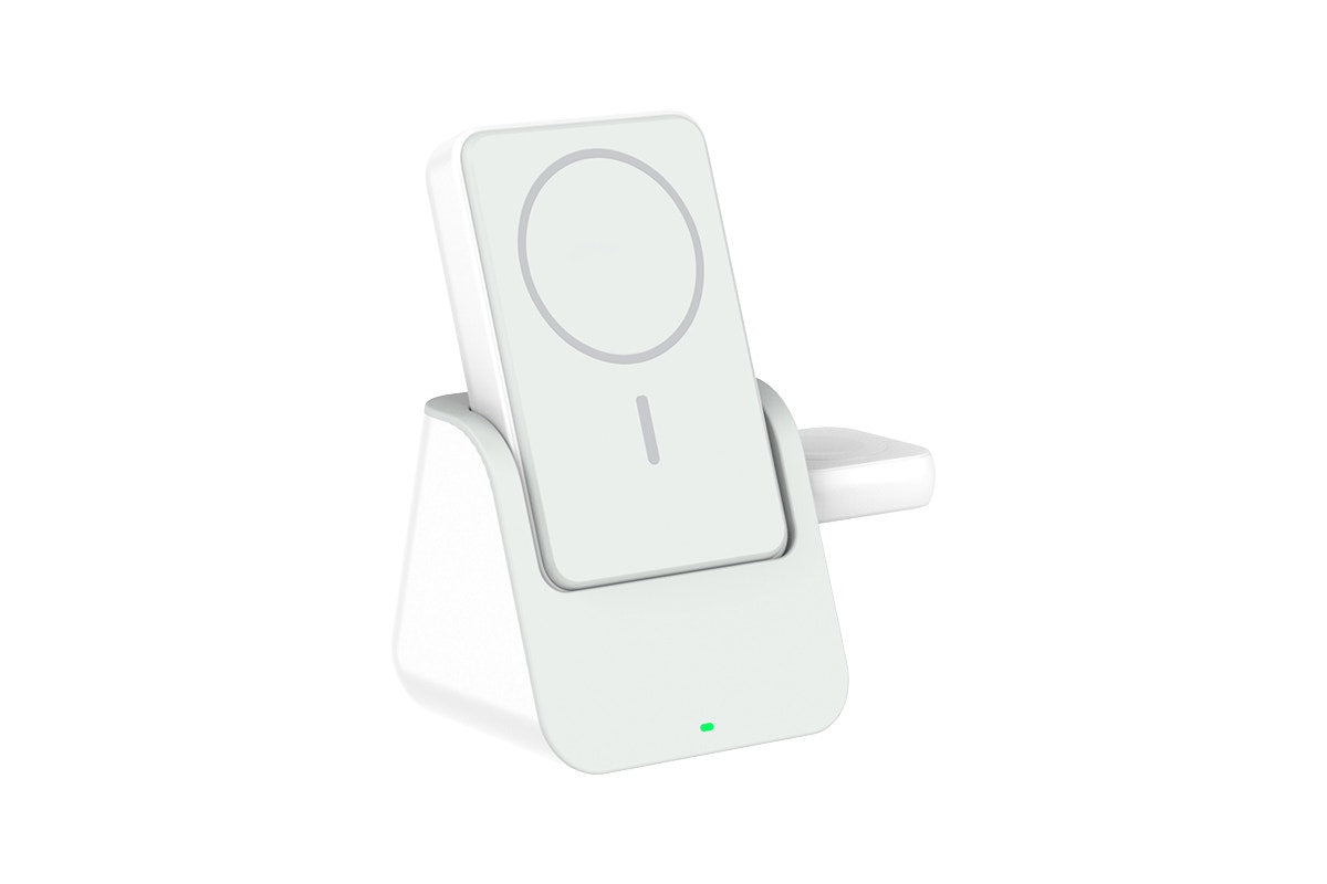 Kogan MagPulse 3-in-1 Wireless Charging Dock + 10000mAh MagSafe-Compatible Power Bank