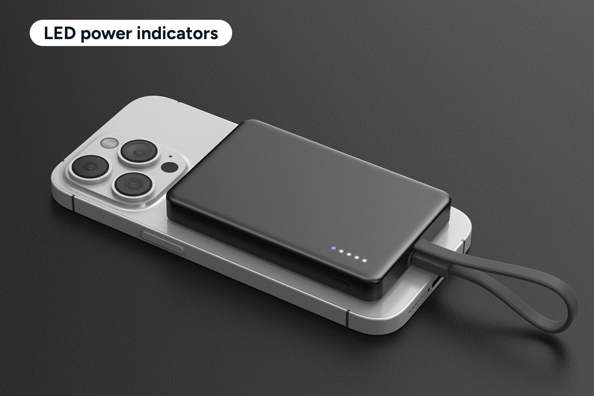 Kogan MagPulse 5000mAh Ultra Thin MagSafe Compatible Power Bank
