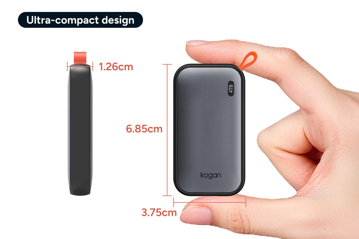 Kogan Portable SSD Drive 4TB USB 3.2