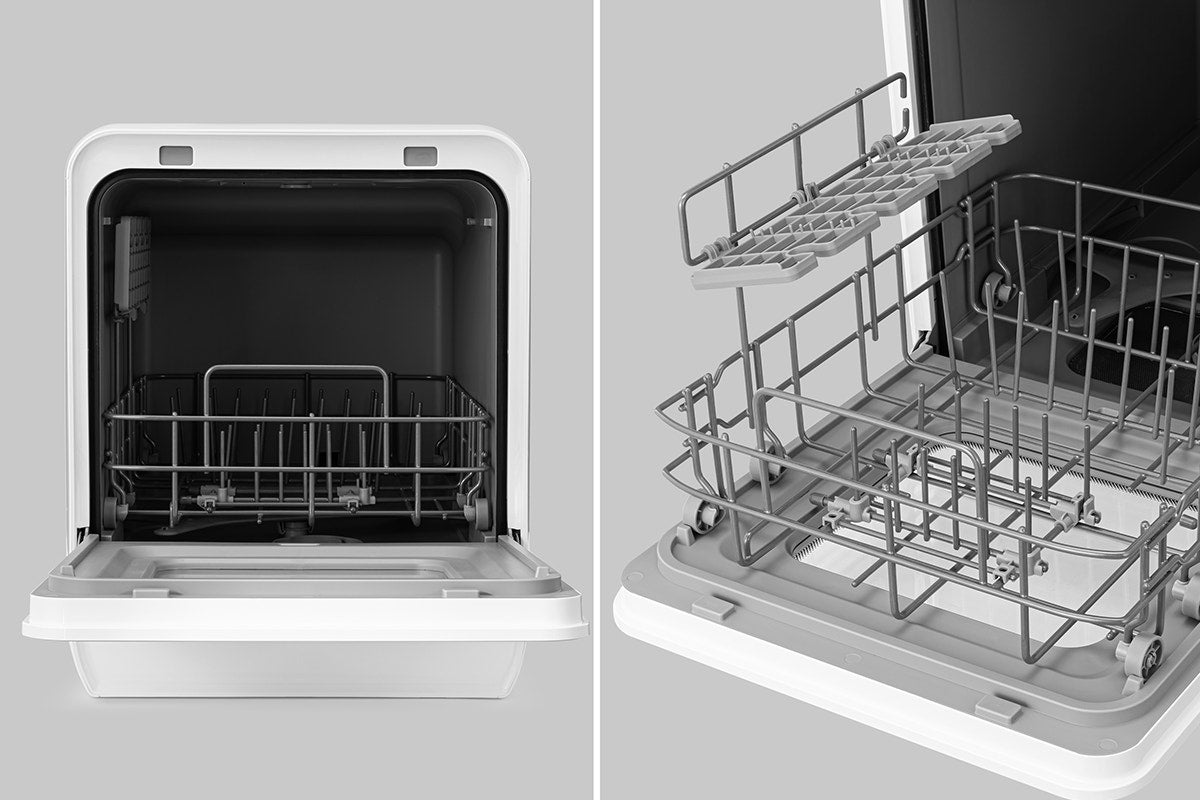 Kogan Portable Benchtop 3 Place Dishwasher (White)