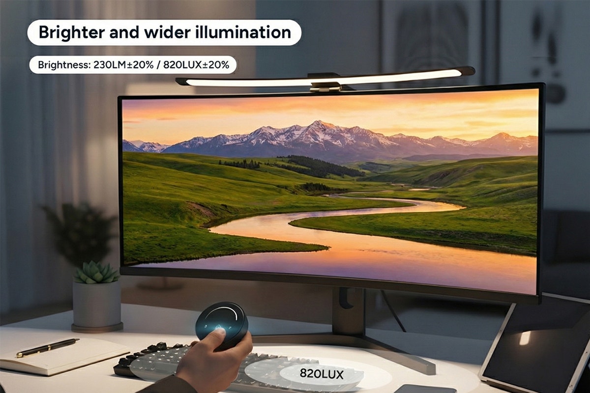 Kogan Curved Monitor Light Bar with Remote Controller