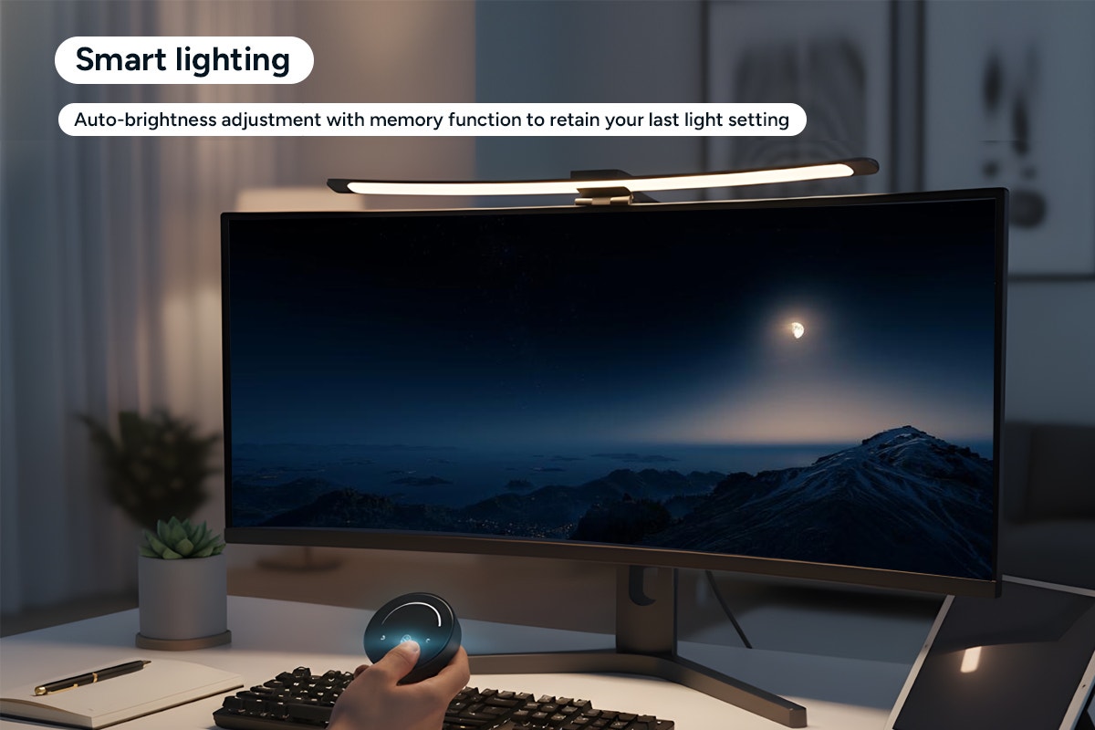 Kogan Curved Monitor Light Bar with Remote Controller