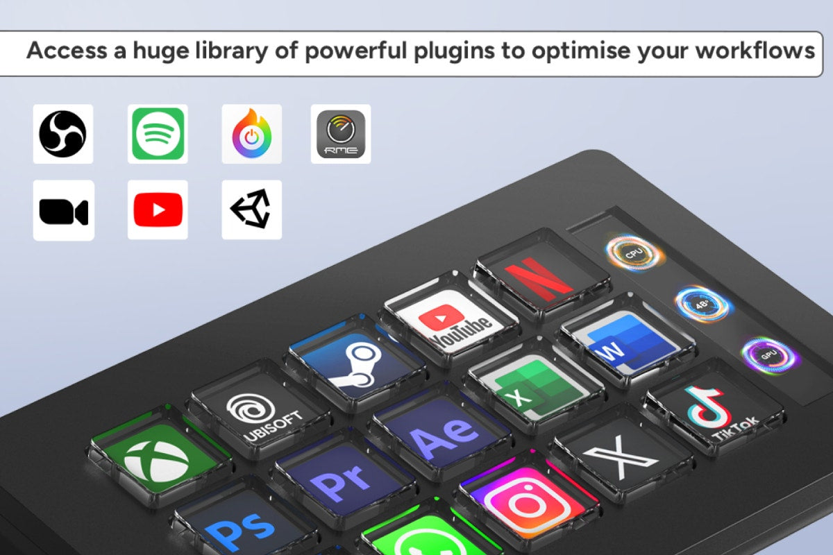 Kogan Stream Deck with 15 Programmable Keys