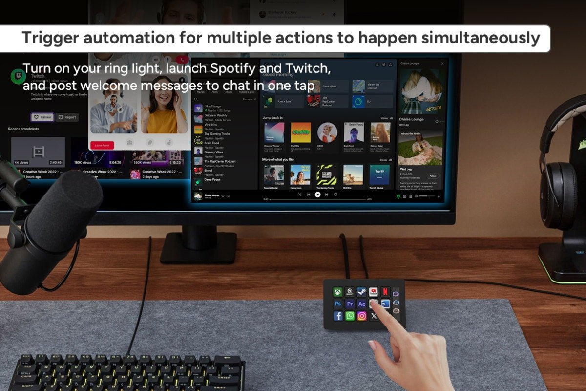 Kogan Stream Deck with 15 Programmable Keys