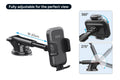 Kogan 2-in-1 Car Phone Holder for Dashboard and Air Vent