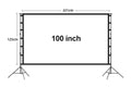 Kogan 100'' Double Tripod Projector Screen with Stand