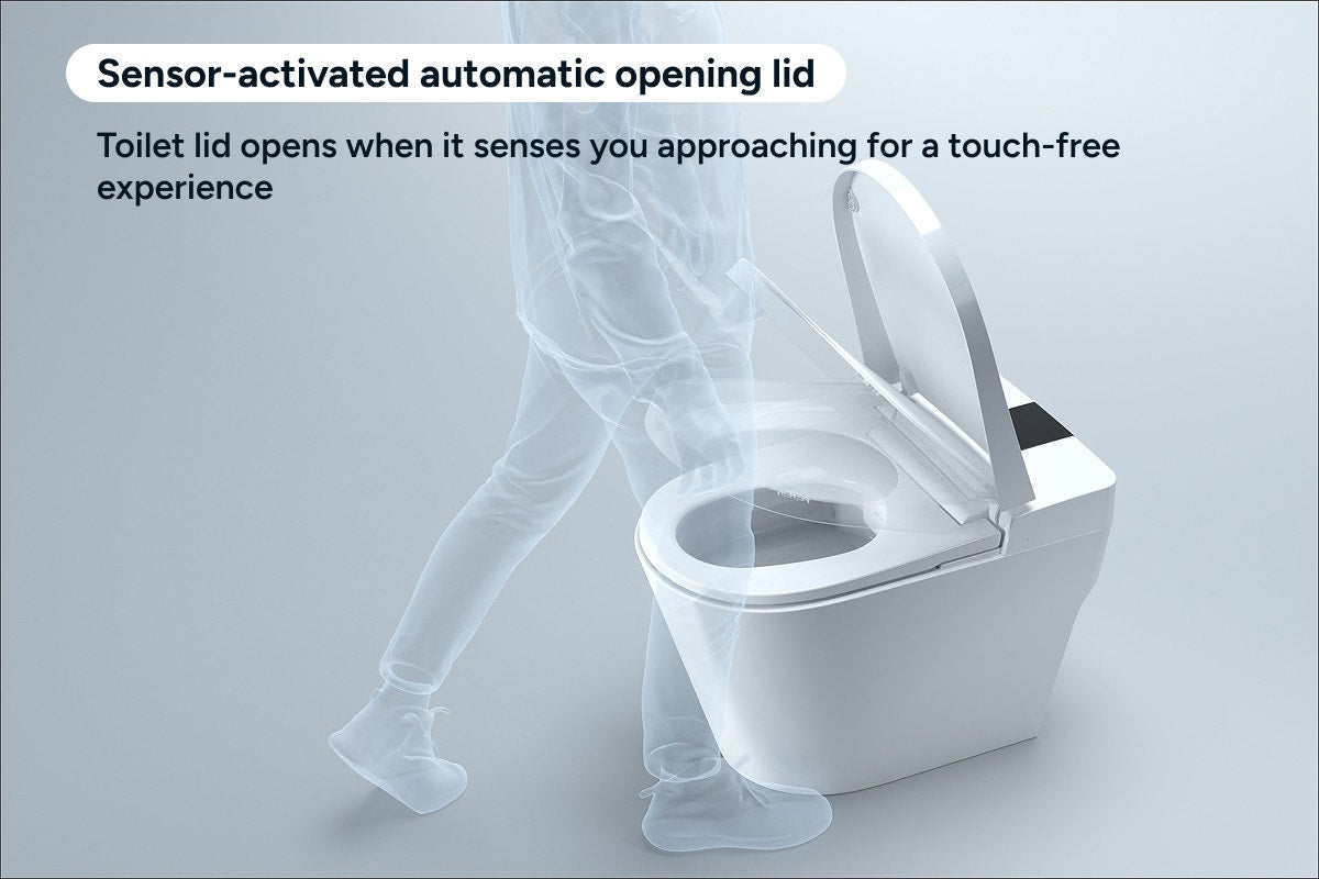 Kogan Auto-Open Ultra-Slim Wash & Dry Bidet