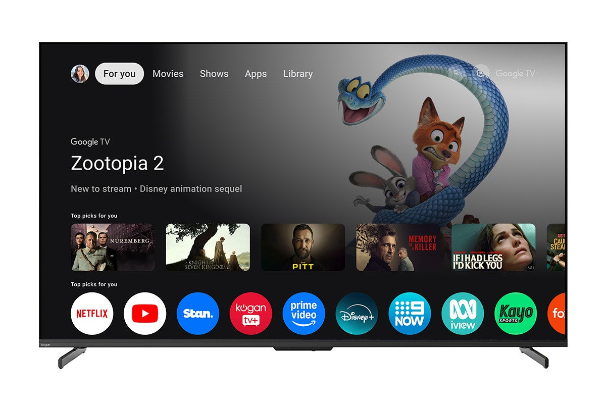 Kogan 55" Mini-LED QLED 4K 144Hz Smart AI Google TV - MQ9Z