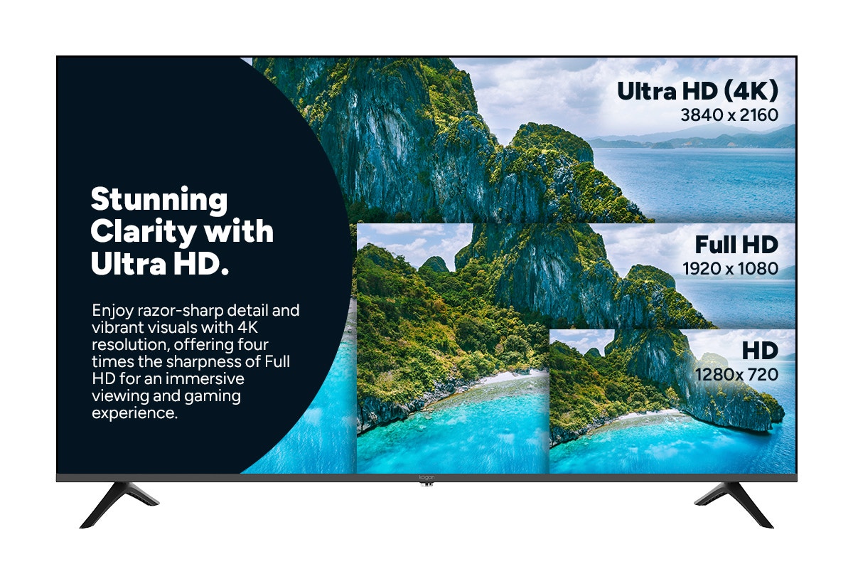 Kogan 55" QLED 4K Tizen Smart TV (with Samsung TV Plus) - T97Q