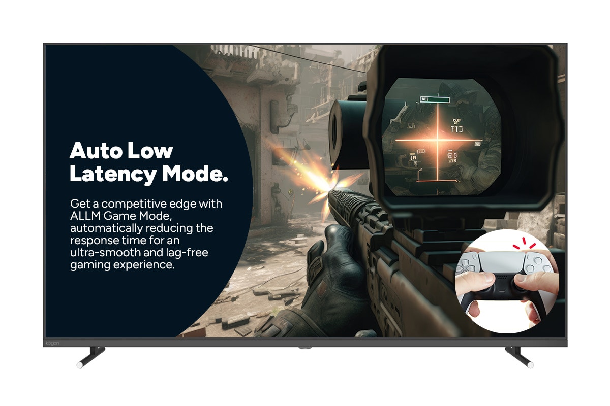 Kogan 55" QLED 4K 144Hz Smart AI Google TV - Q98G