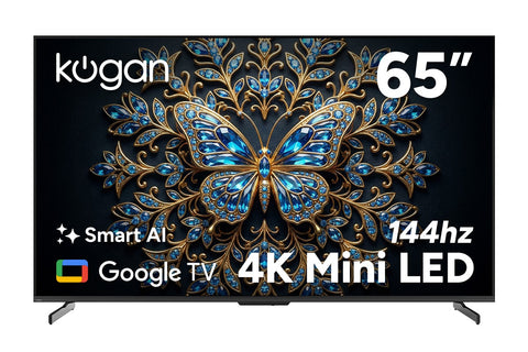 Kogan 65" Mini-LED QLED 4K 144Hz Smart AI Google TV - MQ9Z