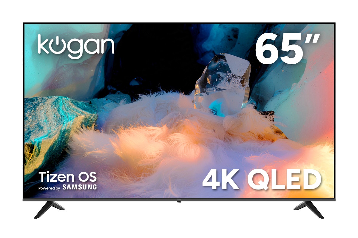 Kogan 65" QLED 4K Tizen Smart TV (with Samsung TV Plus) - T97Q