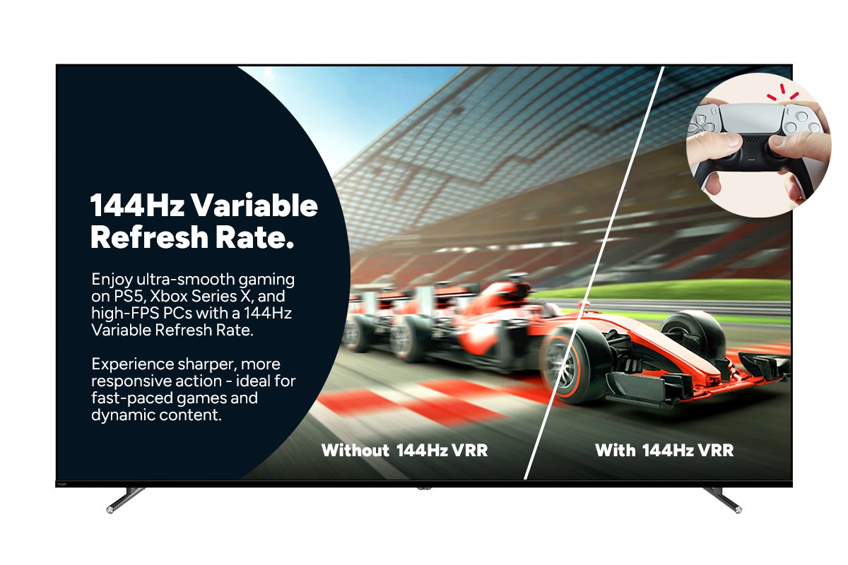 Kogan 75" QLED 4K 144Hz Smart AI Google TV - Q98G