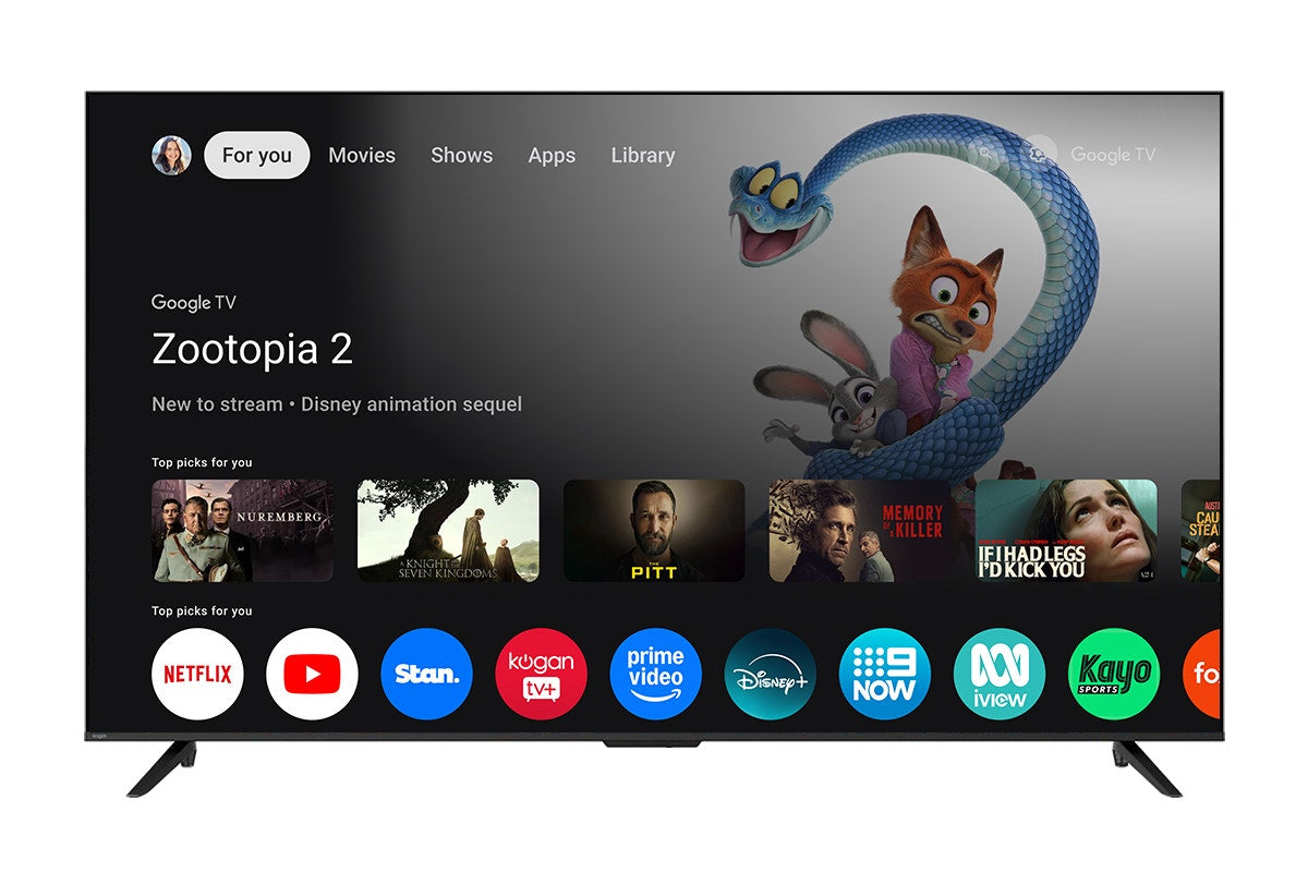 Kogan 85" Mini-LED QLED 4K 144Hz Smart AI Google TV - MQ9T