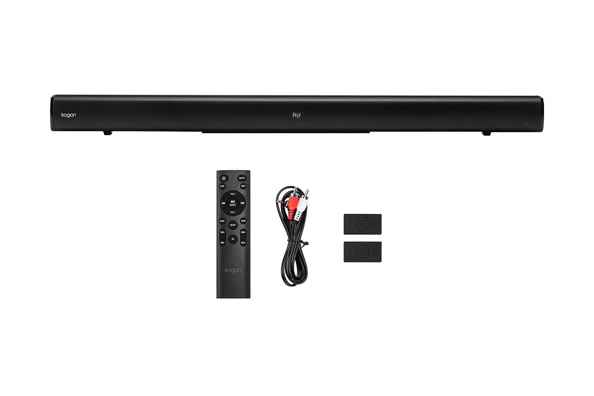 Kogan 2.1 Channel 110W Dolby Soundbar with Built-in Subwoofer (Black)