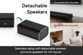 Kogan 7.1.4 Channel Dolby Atmos Soundbar with Detachable Surround Speakers