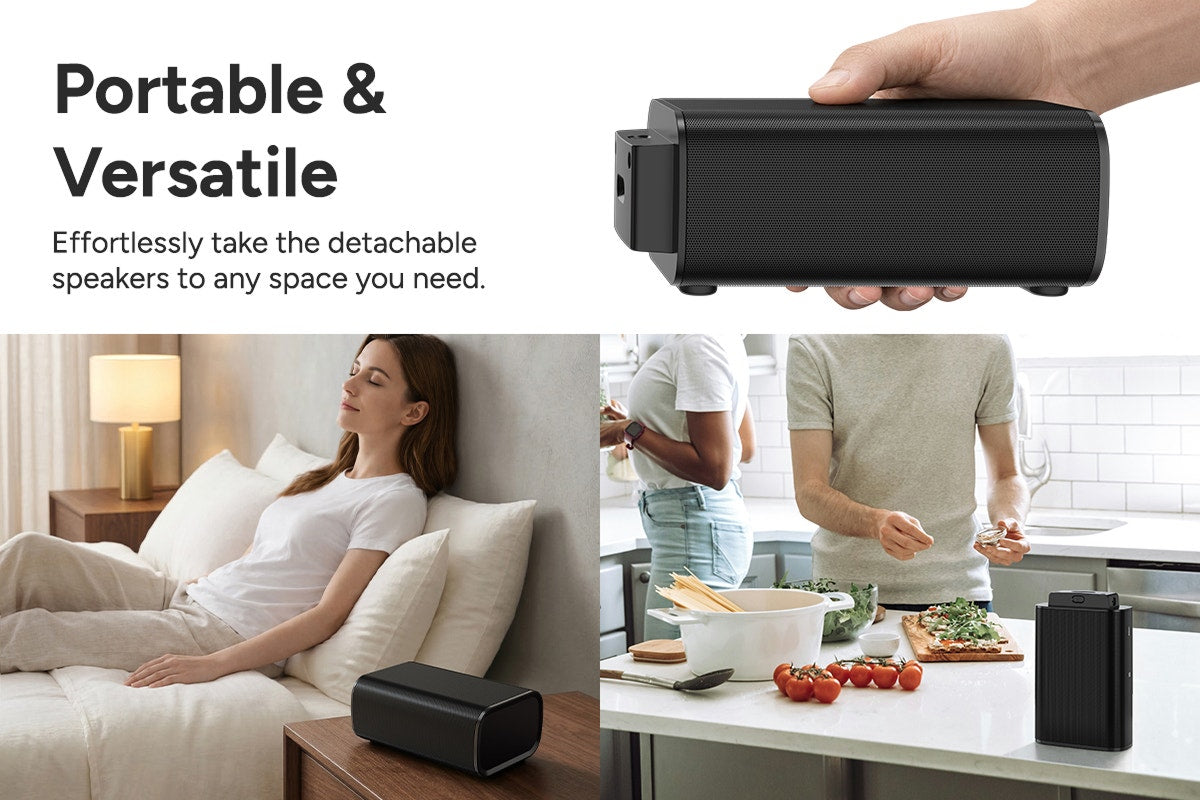Kogan 7.1.4 Channel Dolby Atmos Soundbar with Detachable Surround Speakers