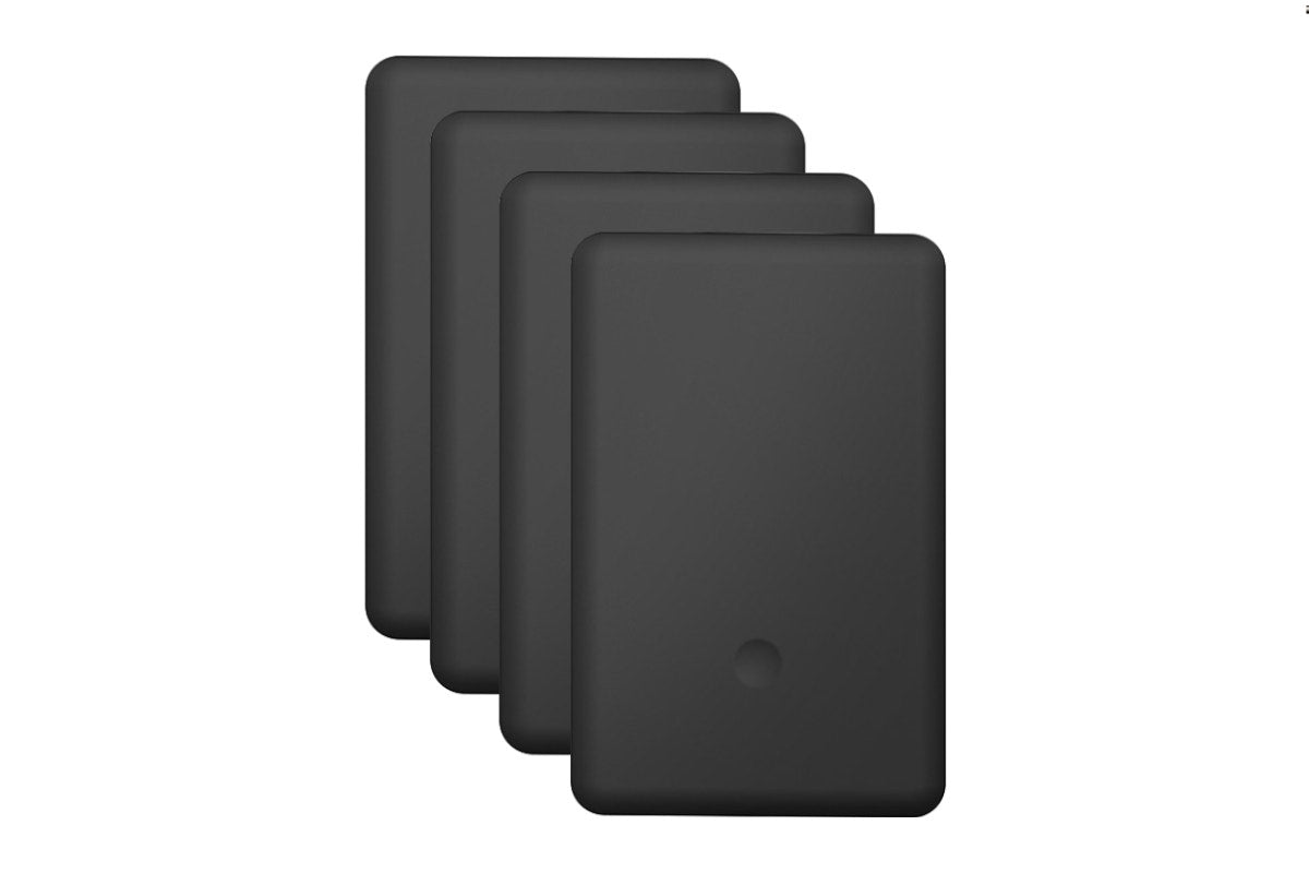 Kogan Smart Tag Rechargeable Wallet Tracker Card for Apple Find My (4 Pack)
