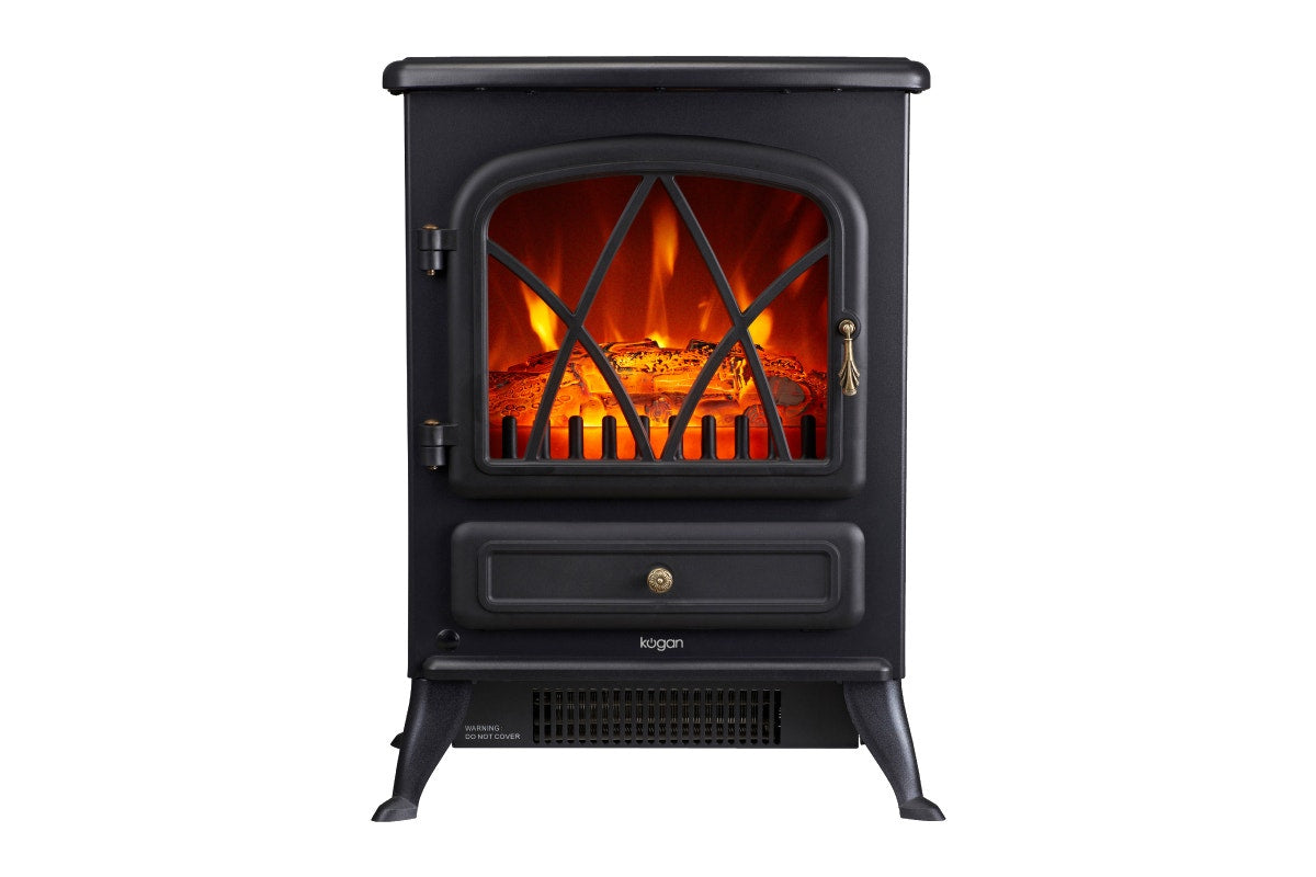 Kogan SmarterHome™ 1800W Portable Electric Fireplace Heater