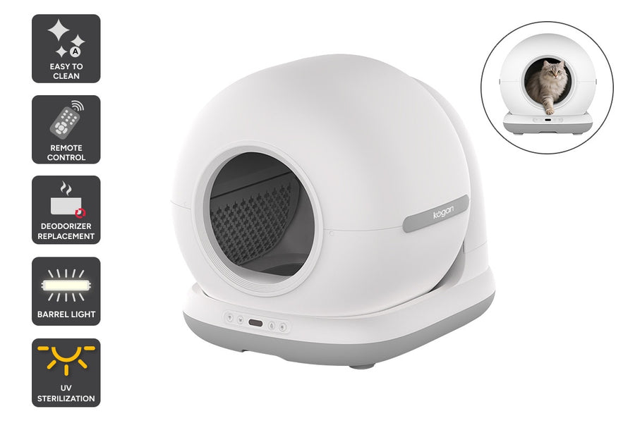 Kogan SmarterHome™ Automatic Self-Cleaning Smart Cat Litter Box