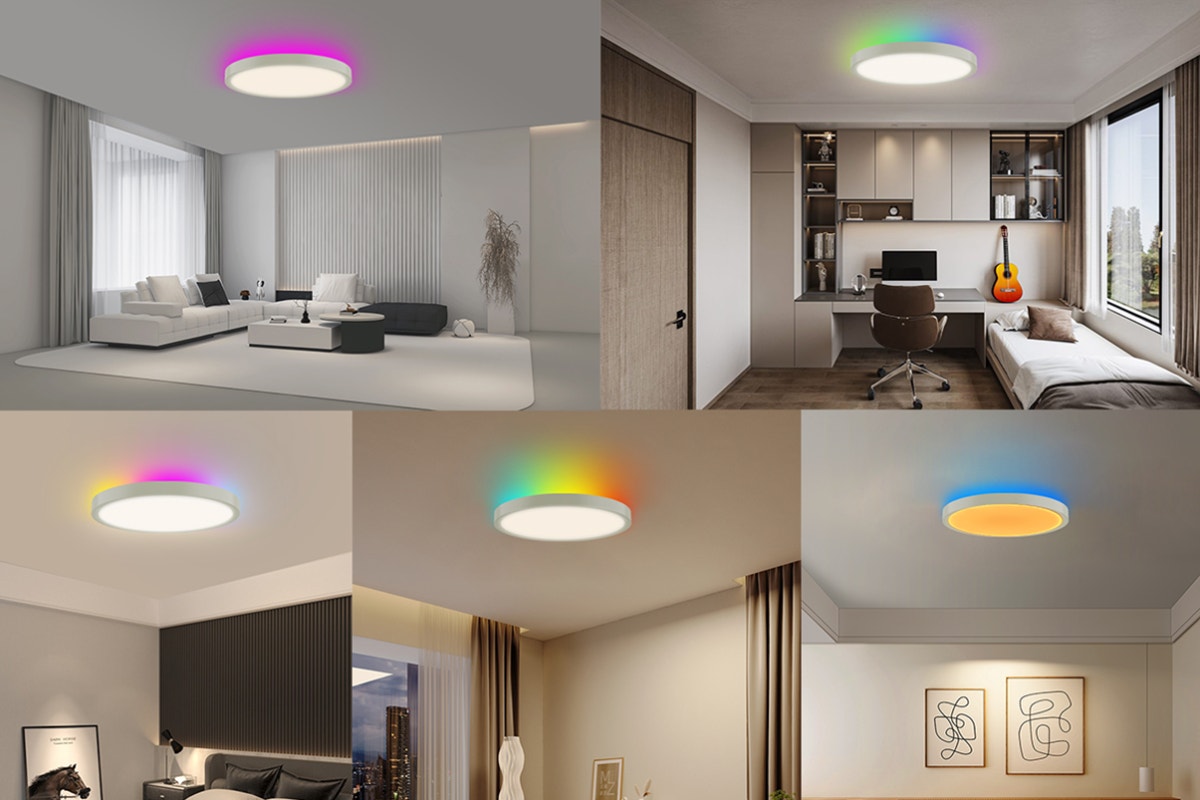 Kogan SmarterHome™ LED RGBIC + CCT Ceiling Light - Wi-Fi - SuperSaverAU - view 5