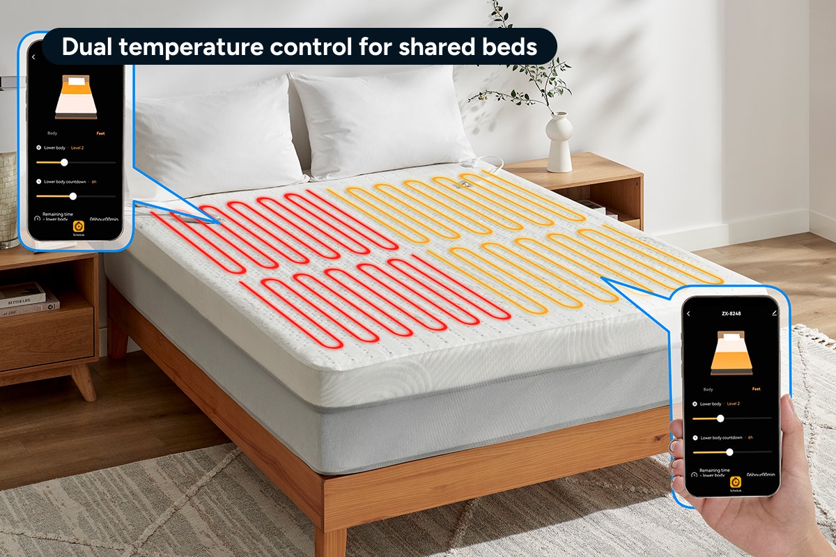 Kogan SmarterHome™ Electric Fitted Blanket (King)