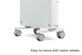Kogan SmarterHome™ 1500W Premium Glass Panel Heater (White)