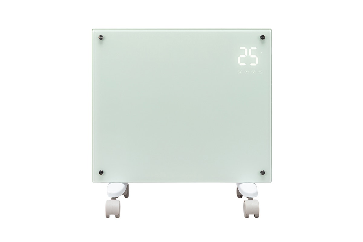 Kogan SmarterHome™ 1500W Premium Glass Panel Heater (White)