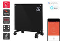 Kogan SmarterHome™ 1500W Premium Glass Panel Heater (Black)