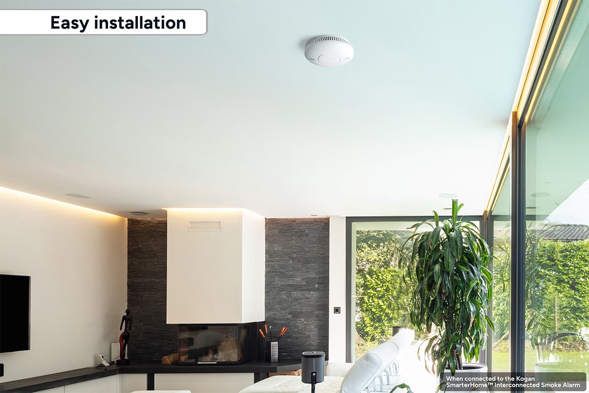 Kogan SmarterHomeâ„¢ Interconnected Smoke Alarm Add-On